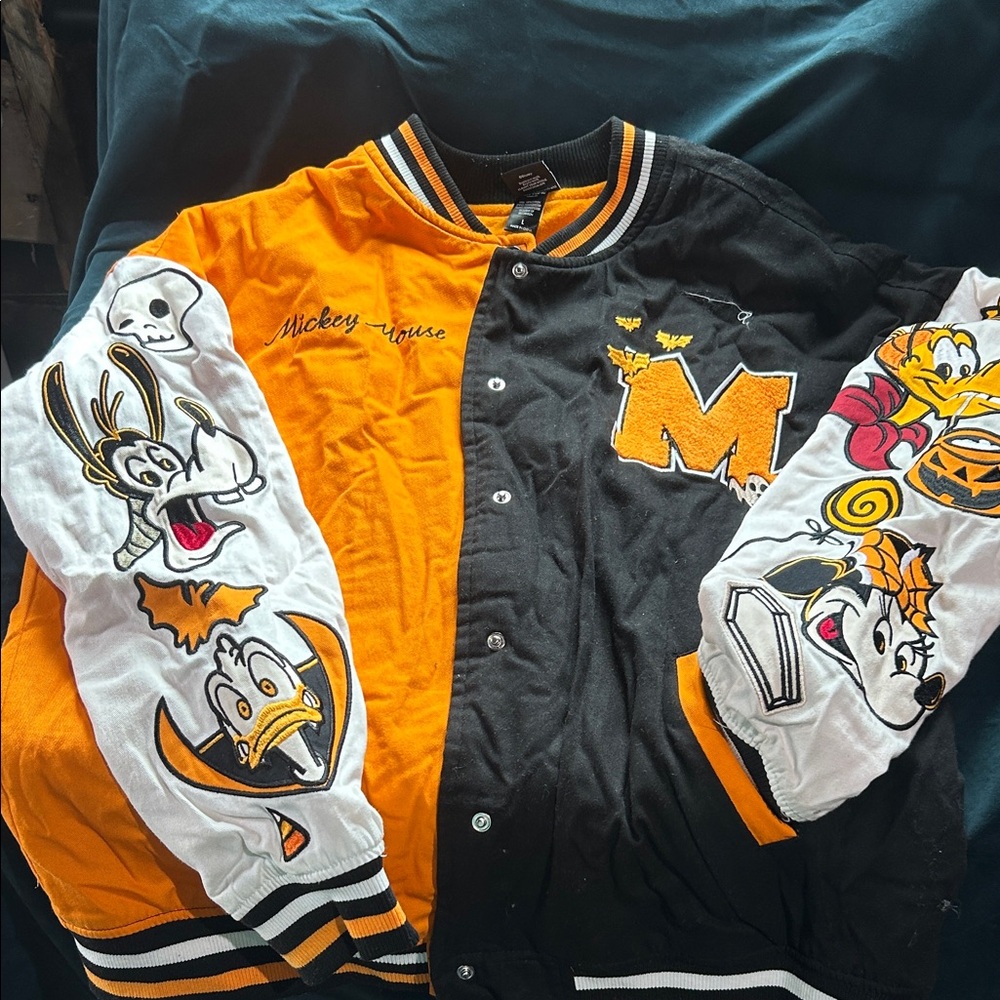 Mickey Mouse Halloween Quilted Bomber